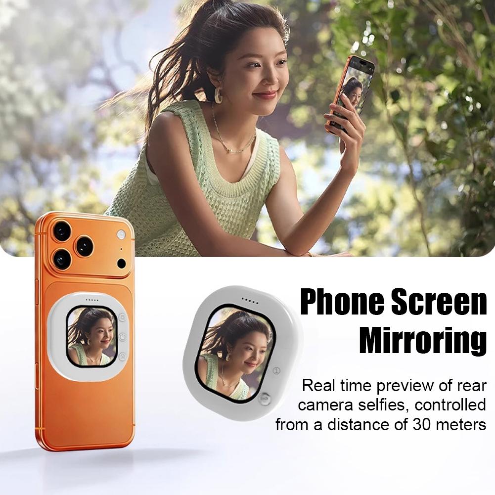 Phone Accessories You Need - Phone Selfie Mirror Device Real-Time Rear