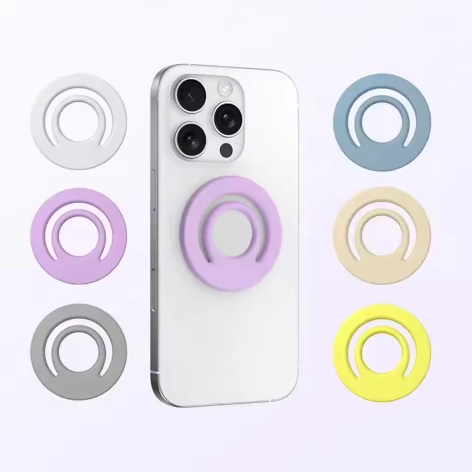 Phone Accessories For Android - Magnetic Silicone Stand Finger Ring Car
