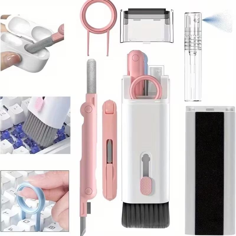 Lens Camera Clip - 7 In 1 Earphone Cleaner Brush