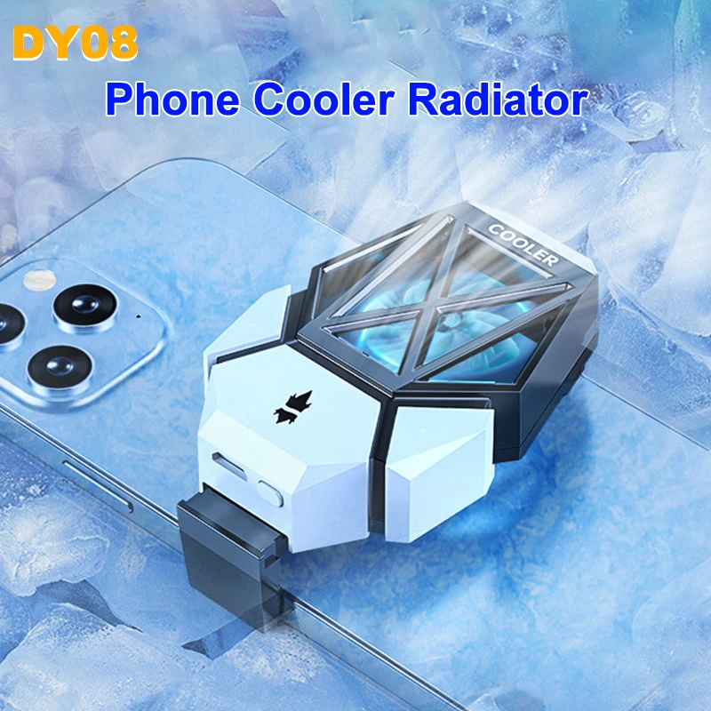 Phone Accessories For Android - DY08 Mobile Phone Cooling Fan Radiator