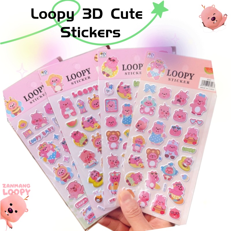 Phone Accessories Pouch - New Pororo Anime Cute Loopy 3D