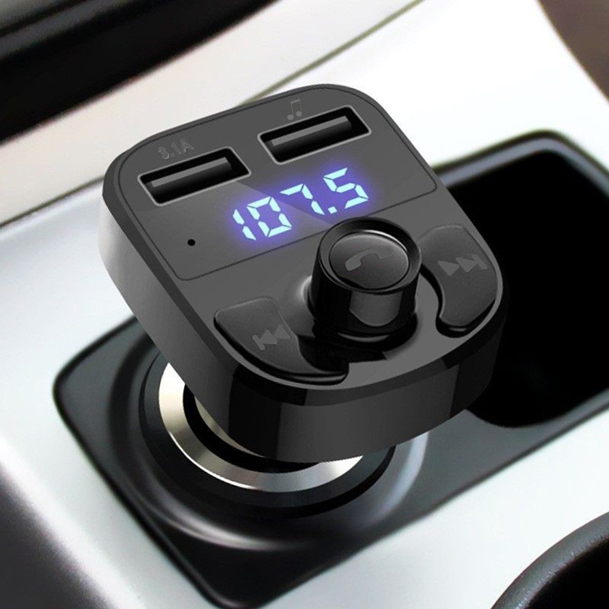 Bluetooth FM Transmitter Car C - đánh giá và giá Phone Accessories You Need