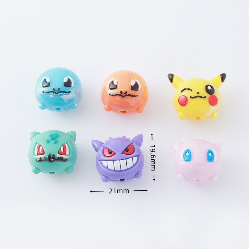 12pcs Pokémon Bead DIY Mobile  - đánh giá và giá Phone Accessories Beads