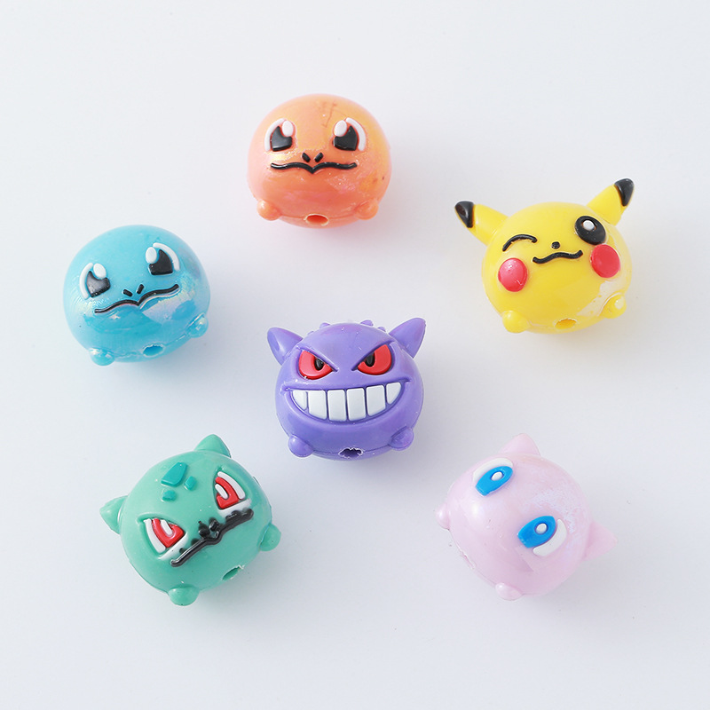 12pcs Pokémon Bead DIY Mobile  - đánh giá và giá Phone Accessories Beads