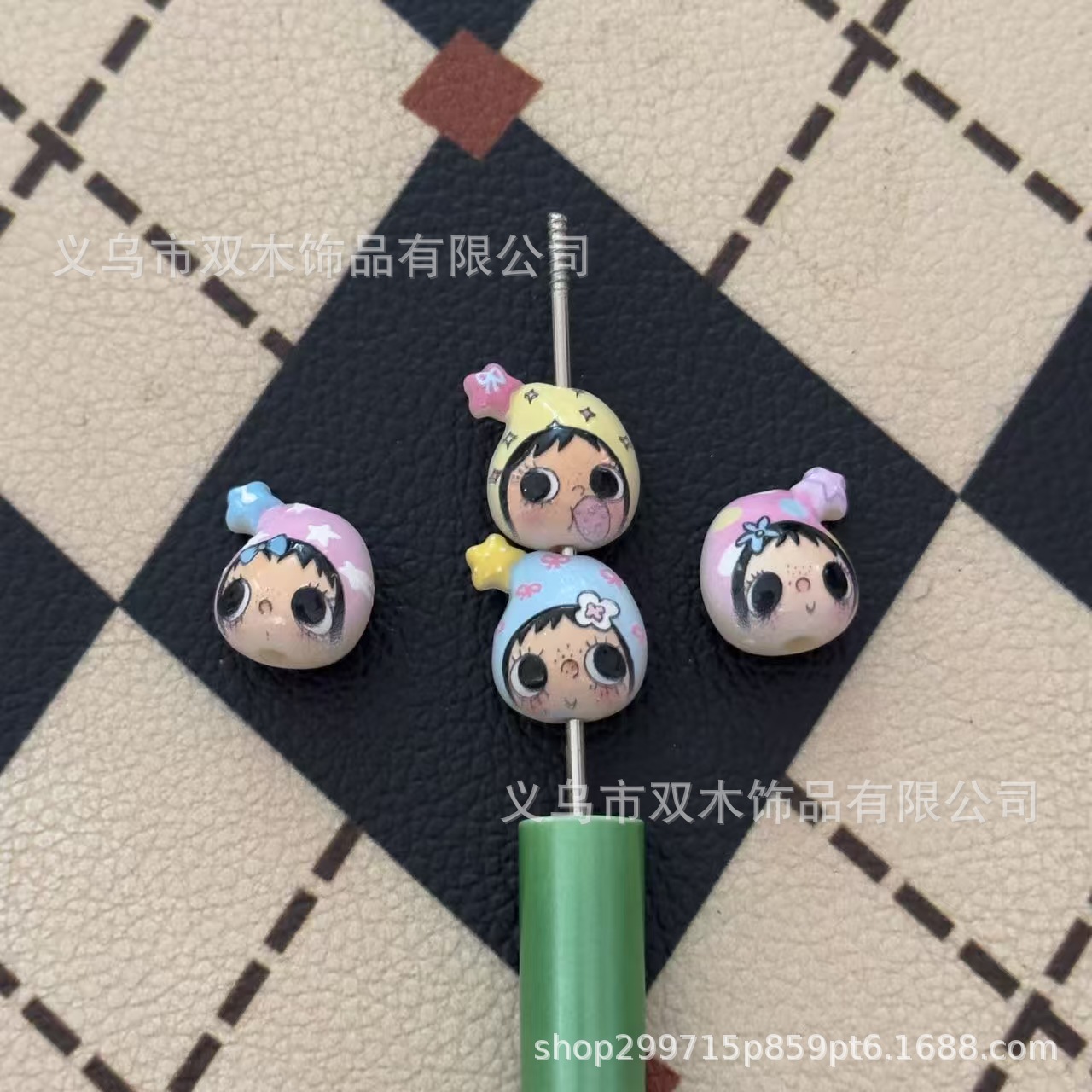 10pcs printed relief star hat  - đánh giá và giá Phone Accessories Beads