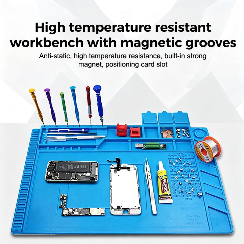Magnetic Heat Insulation Silic - đánh giá và giá Phone Repair Kit