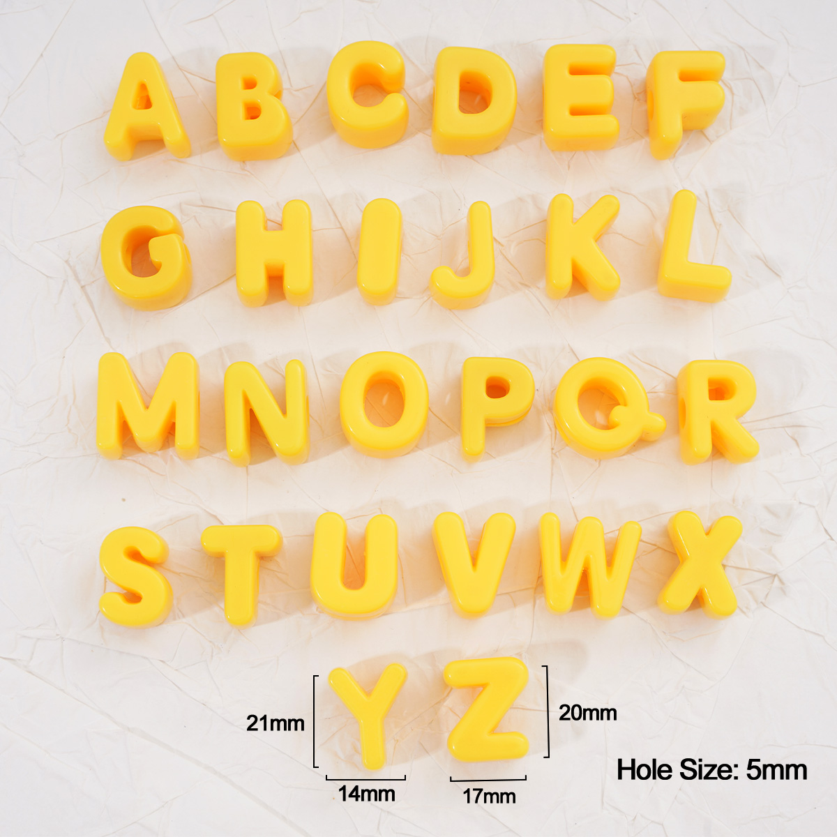 2pcs Yellow Acrylic Large Hole - đánh giá và giá Yellow Phone Accessories