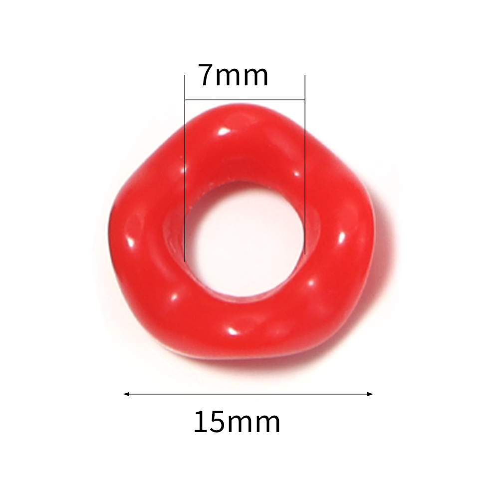 100pcs/lot Colorful Wave Ring  - đánh giá và giá Phone Accessories Beads