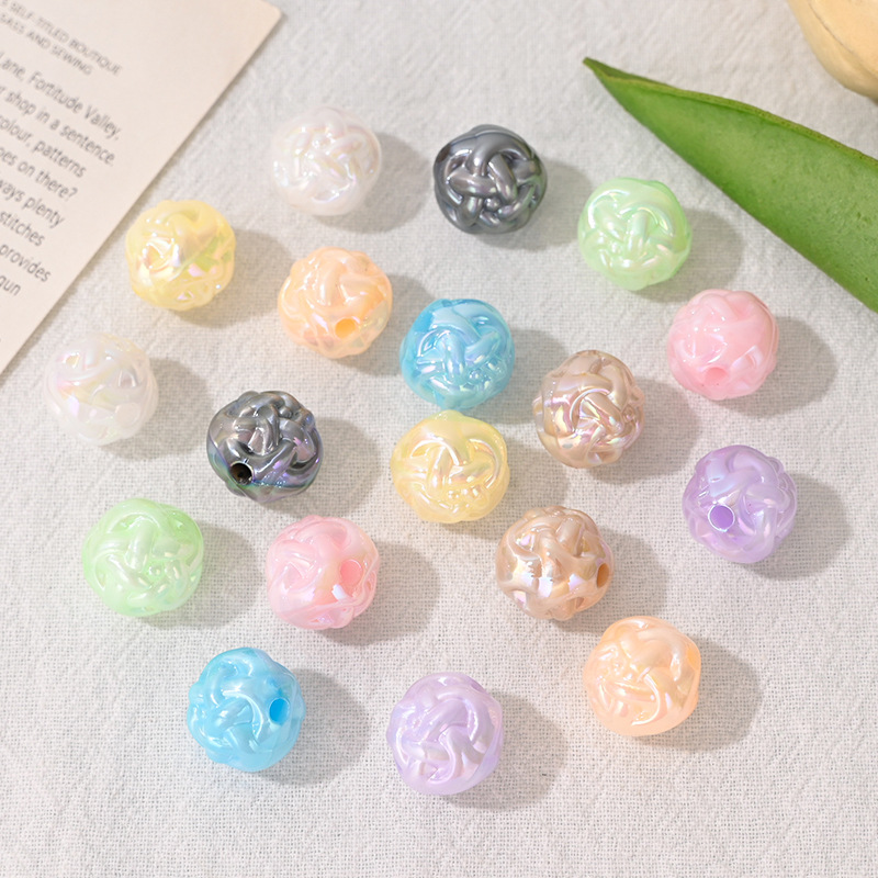 10Pcs Acrylic Yarn Ball Beads, - đánh giá và giá Phone Accessories Beads