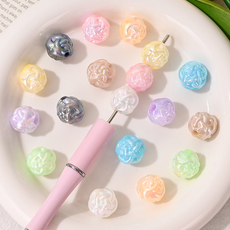 10Pcs Acrylic Yarn Ball Beads, - đánh giá và giá Phone Accessories Beads