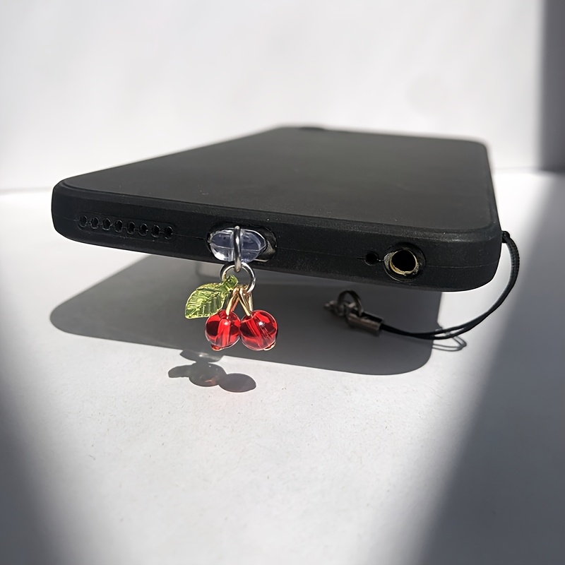 1 Cute Red Cherry Phone Dust P - đánh giá và giá Yellow Phone Accessories