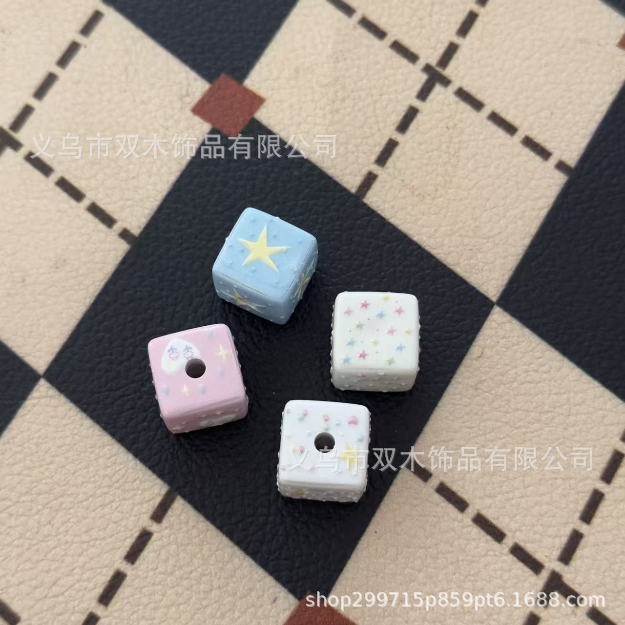 10pcs 14mm printed relief rain - đánh giá và giá Phone Accessories Beads