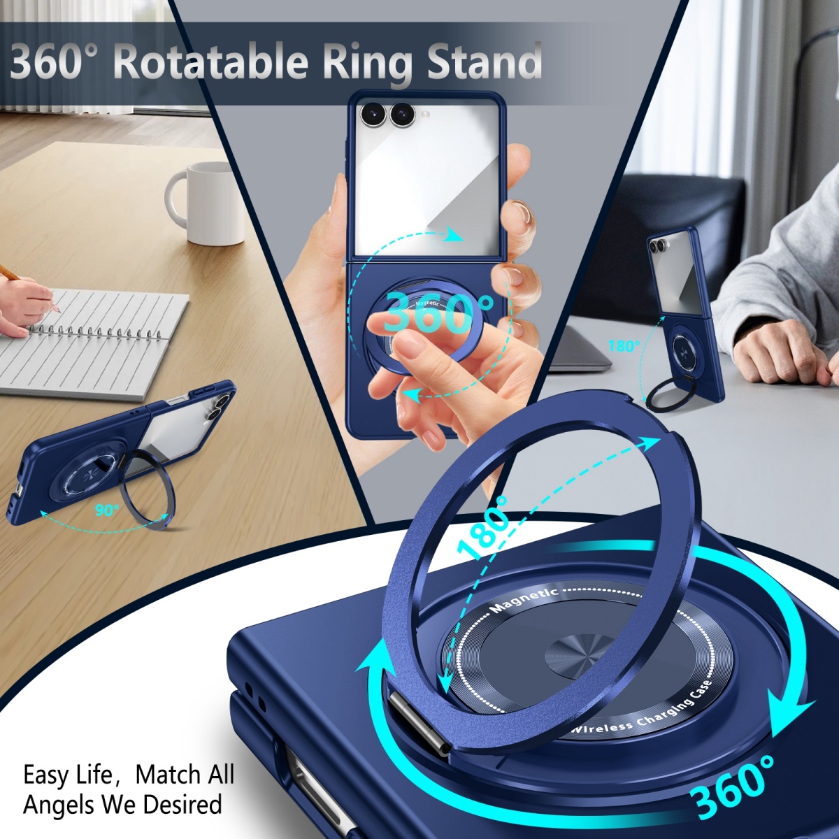 Magnetic Metal Rotate Ring Hol - đánh giá và giá Phone Ring Holder