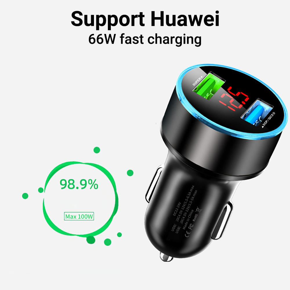 66W PD QC3.0 Dual Port Car Cha - đánh giá và giá Phone Accessories You Need