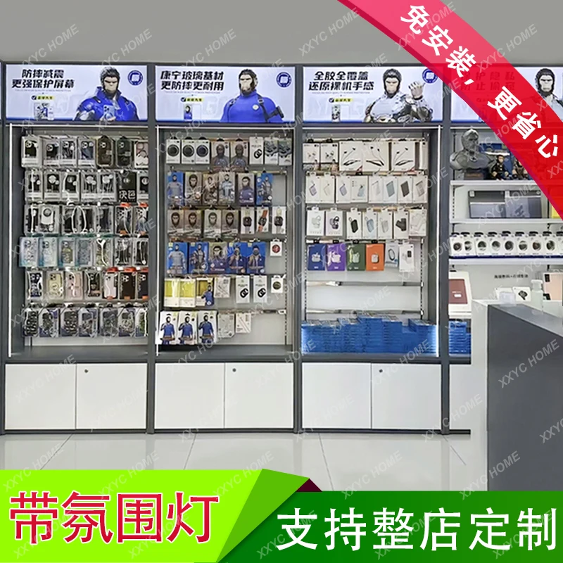 A Mobile phone accessories cab - đánh giá và giá Phone Accessories Rack Display