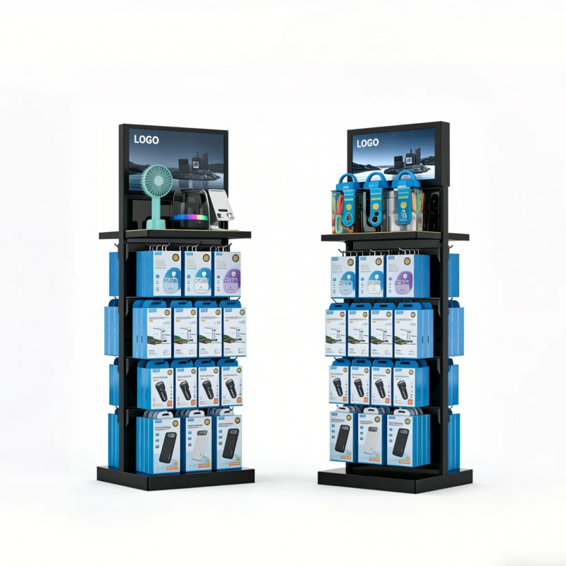 custom.Price Double-sided Meta - đánh giá và giá Phone Accessories Rack Display
