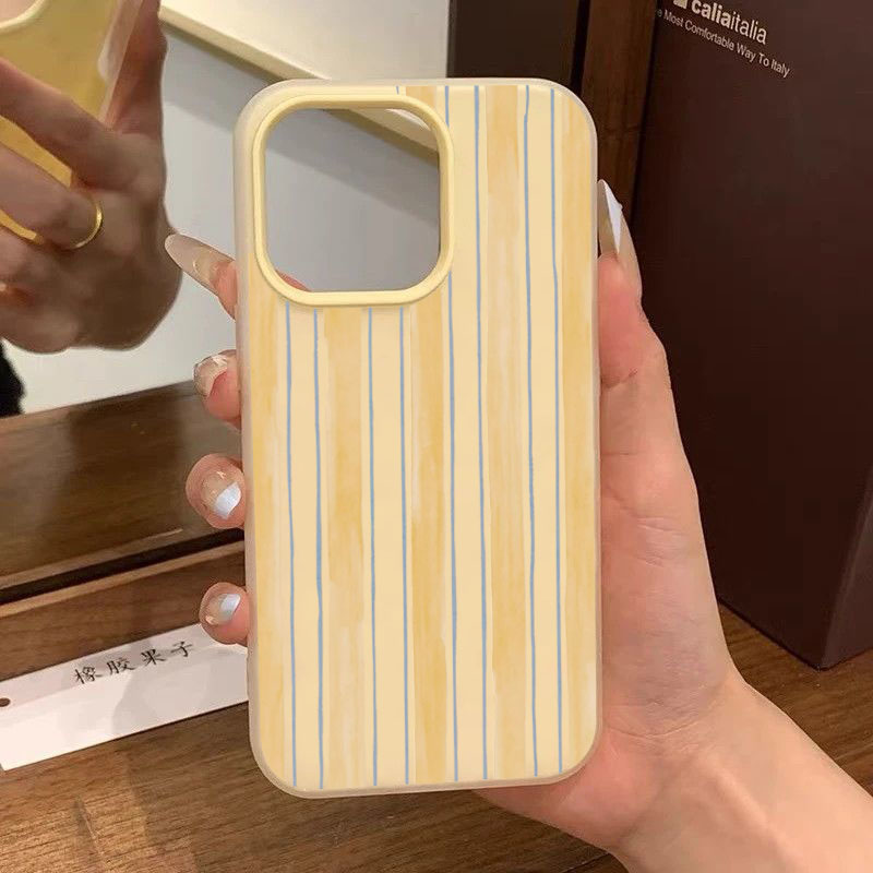Stylish Yellow Striped Phone C - đánh giá và giá Yellow Phone Accessories