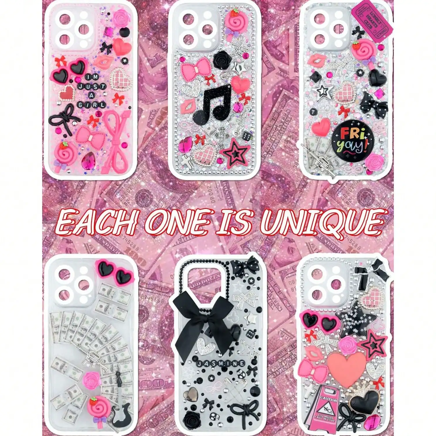 1050 Pcs Junk Phone Case Charm - đánh giá và giá Phone Accessories Beads