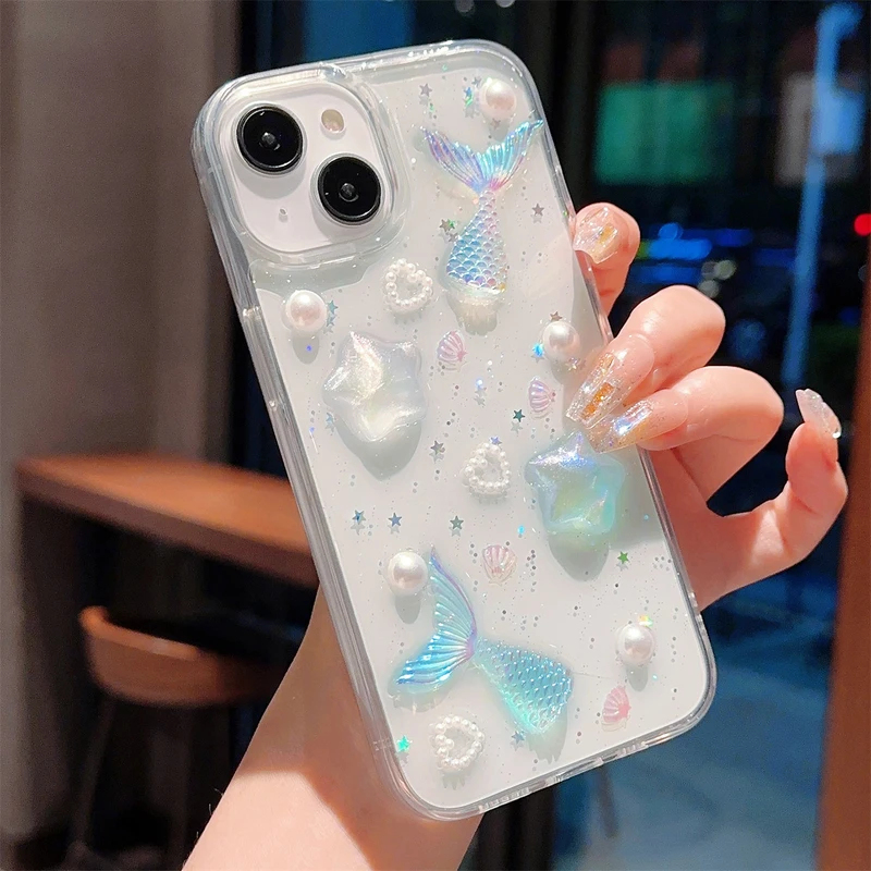 Fashion 3D Laser Fishtail Shel - đánh giá và giá Phone Accessories Wholesale In China