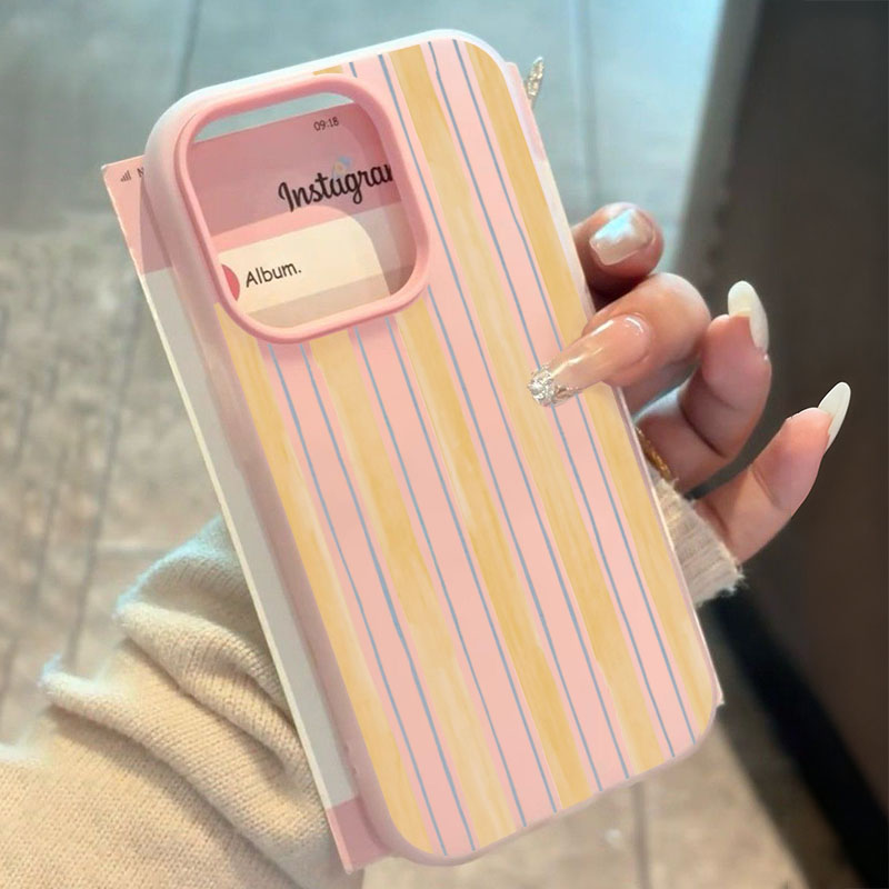 Stylish Yellow Striped Phone C - đánh giá và giá Yellow Phone Accessories