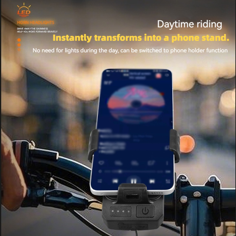 Bicycle Front Light with Horn  - đánh giá và giá Phone Zone Accessories & Repair