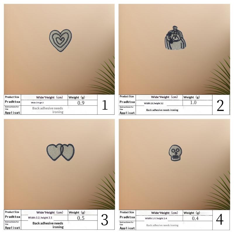 1Set Heart Cat Skull Birds Emb - đánh giá và giá Phone Accessories And Repairs