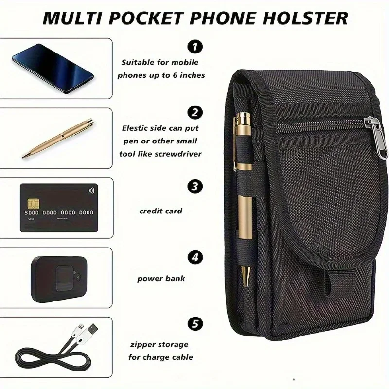  6.3 Inch Bag Multi-Functiona - đánh giá và giá Phone Accessories Pouch