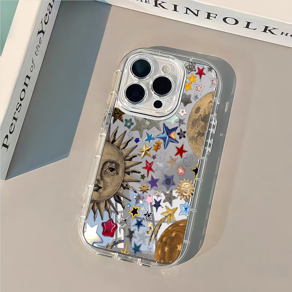 Celestial Gold Glitter Mirror  - đánh giá và giá Xo Phone Accessories