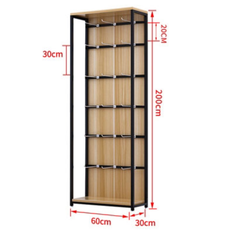 Supermarket shelf display cabi - đánh giá và giá Phone Accessories Rack Display