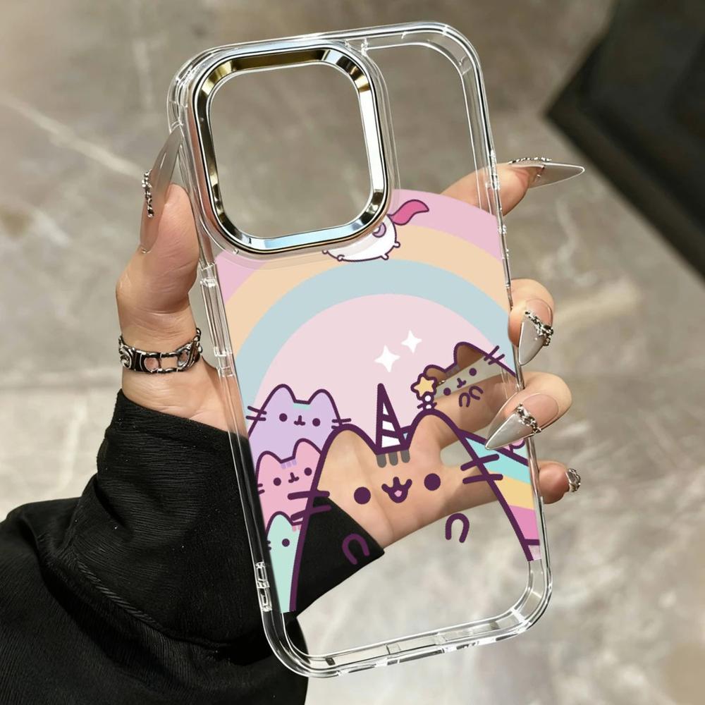 Cartoon Pusheen Cat Matte Tran - đánh giá và giá Xo Phone Accessories