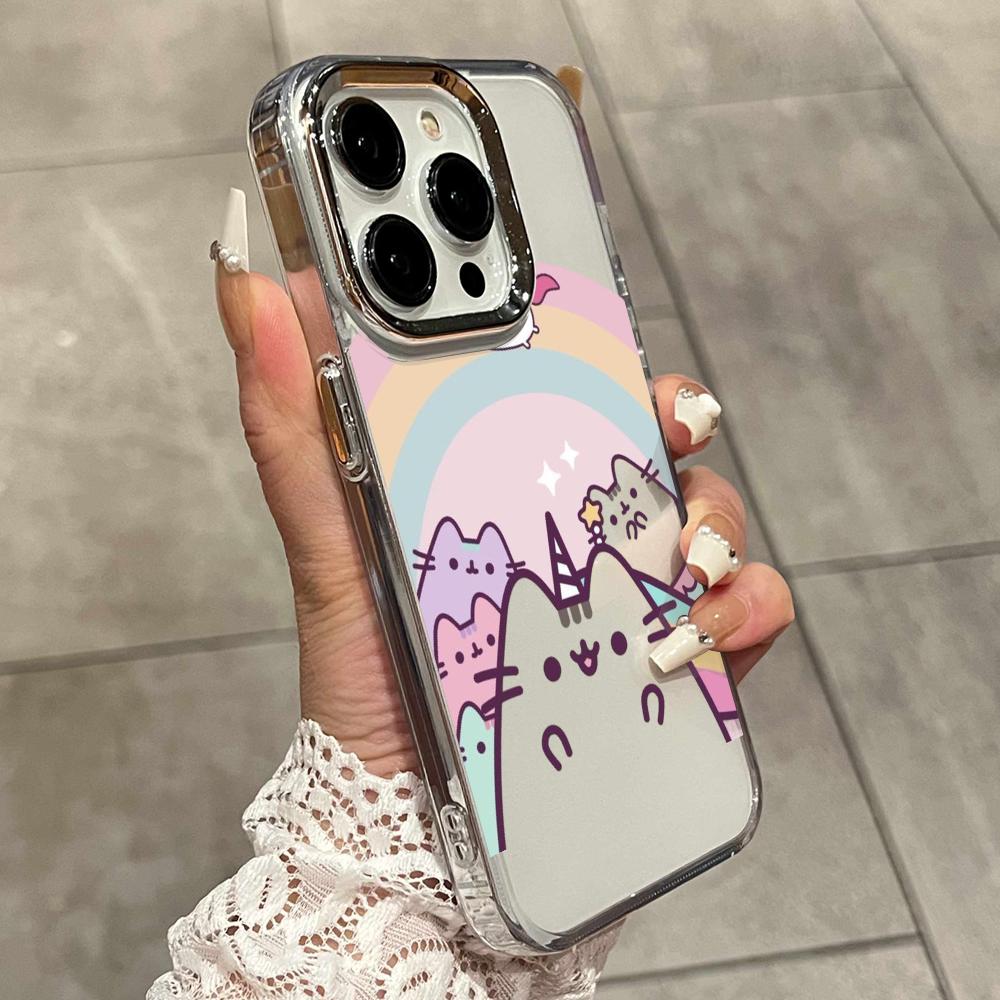 Cartoon Pusheen Cat Matte Tran - đánh giá và giá Xo Phone Accessories