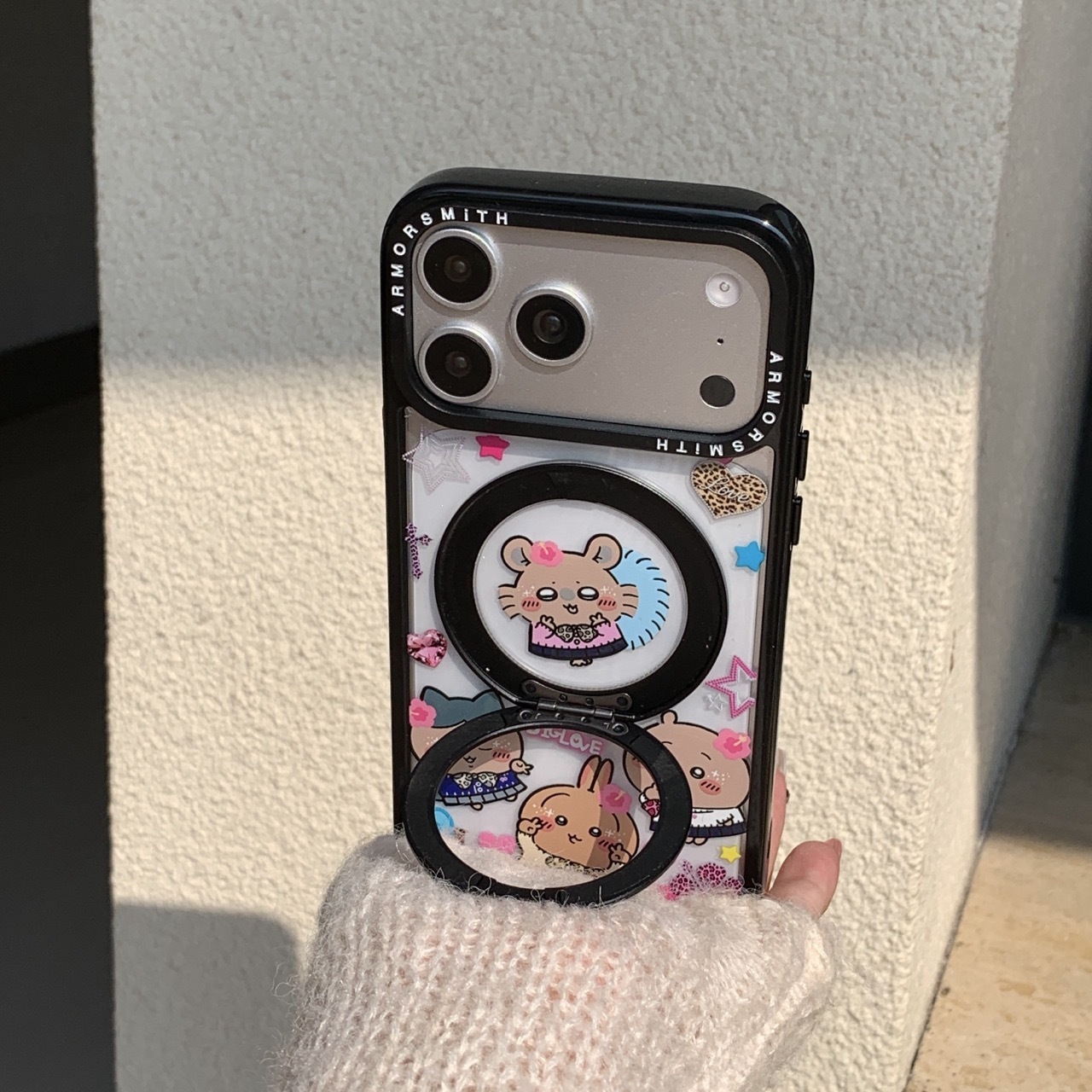 Cute Usagi Hachiware Acrylic P - đánh giá và giá Phone Accessories Beads