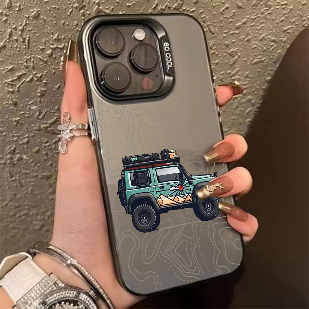 Simple Car Pattern Phone Case  - đánh giá và giá Xo Phone Accessories