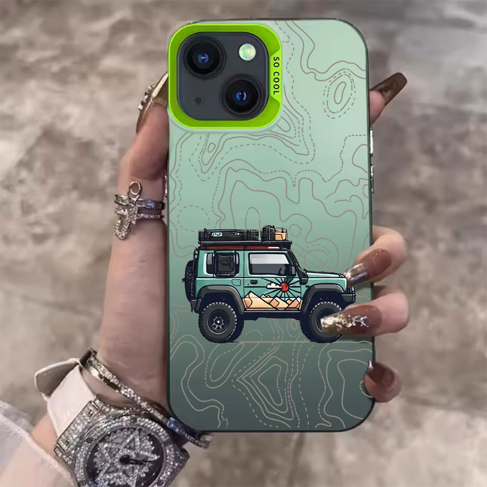 Simple Car Pattern Phone Case  - đánh giá và giá Xo Phone Accessories