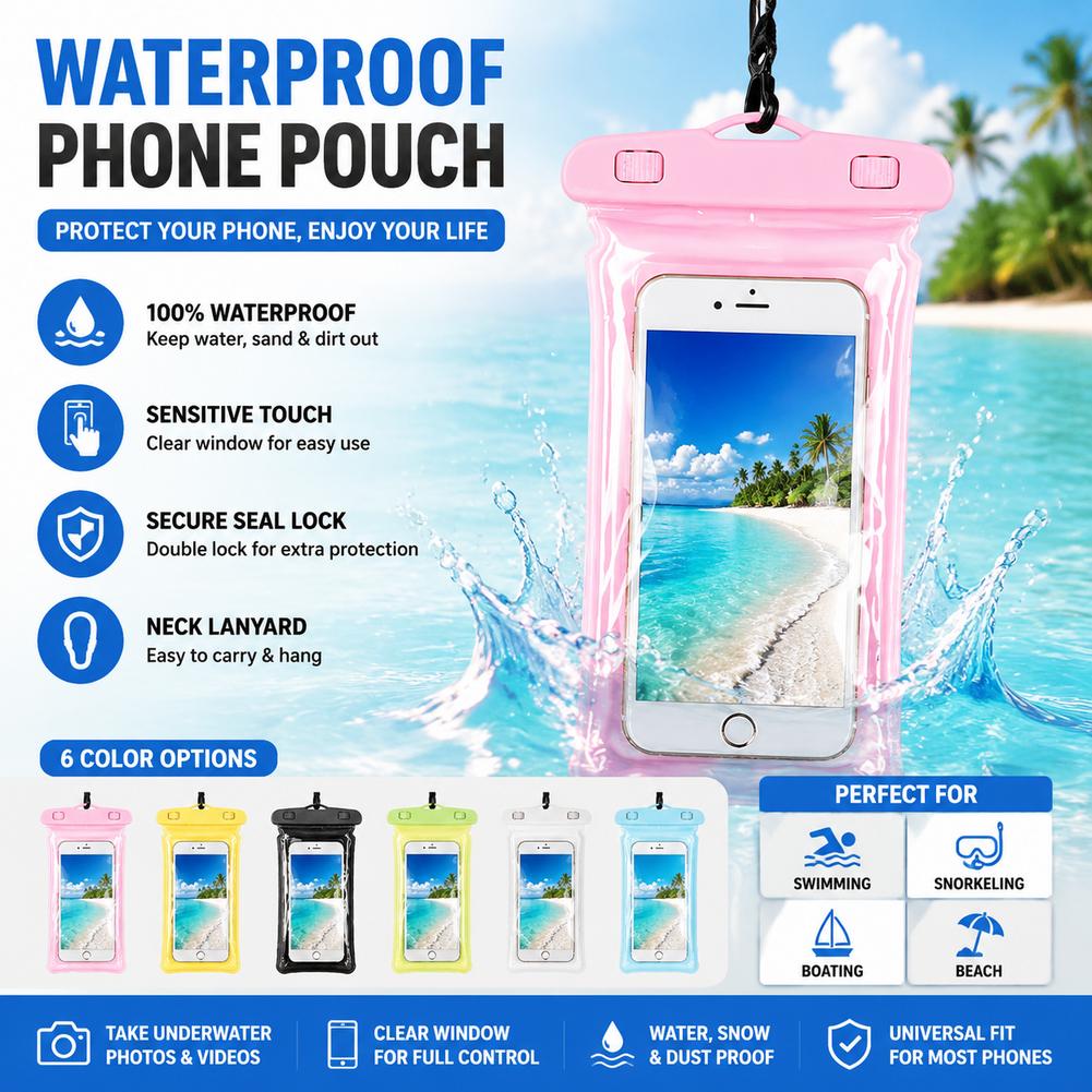 Clear Waterproof Phone Case Dr - đánh giá và giá Phone Accessories Pouch