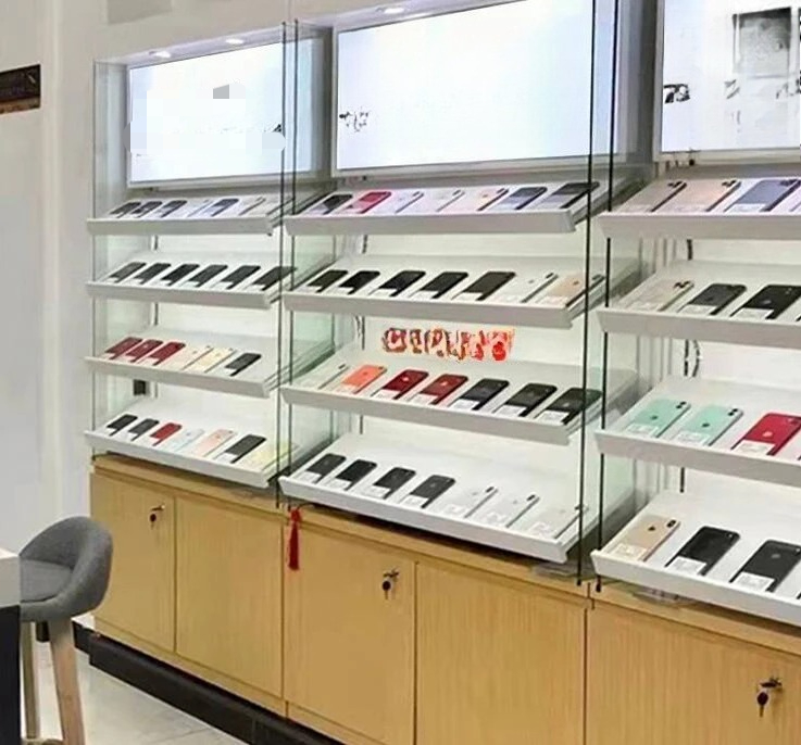 Mobile phone display cabinet 2 - đánh giá và giá Phone Accessories Rack Display