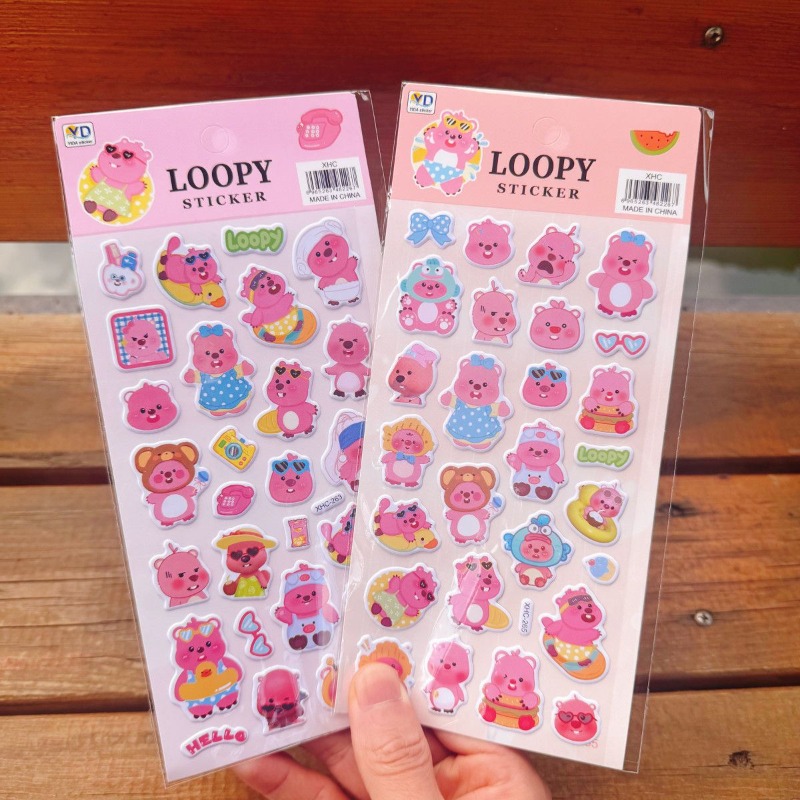New Pororo Anime Cute Loopy 3D - đánh giá và giá Phone Accessories Pouch