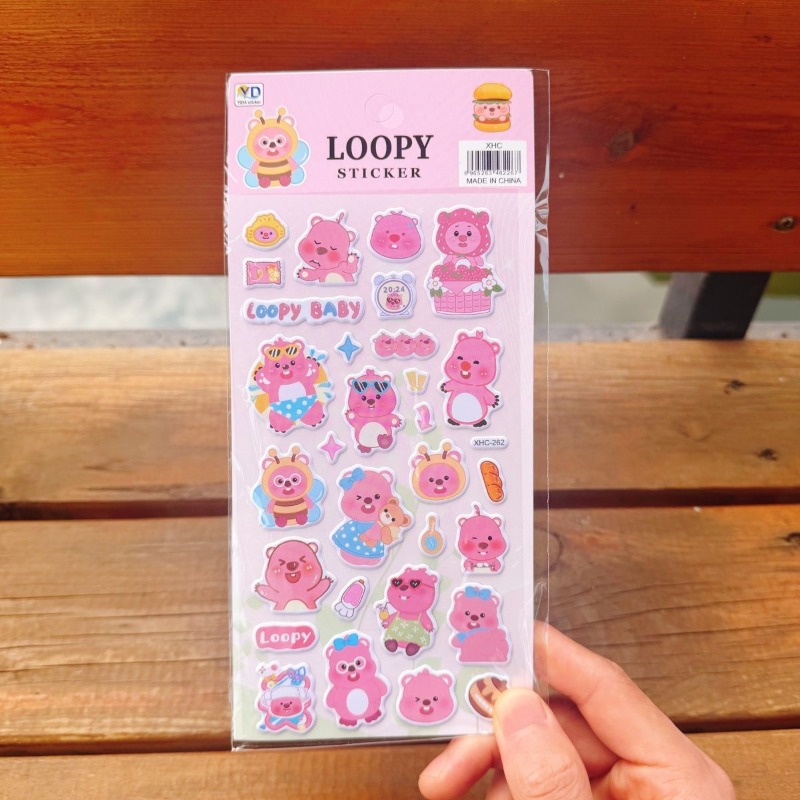 New Pororo Anime Cute Loopy 3D - đánh giá và giá Phone Accessories Pouch