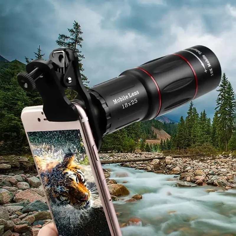 Universal 18x Magnification Te - đánh giá và giá Lens Camera Clip