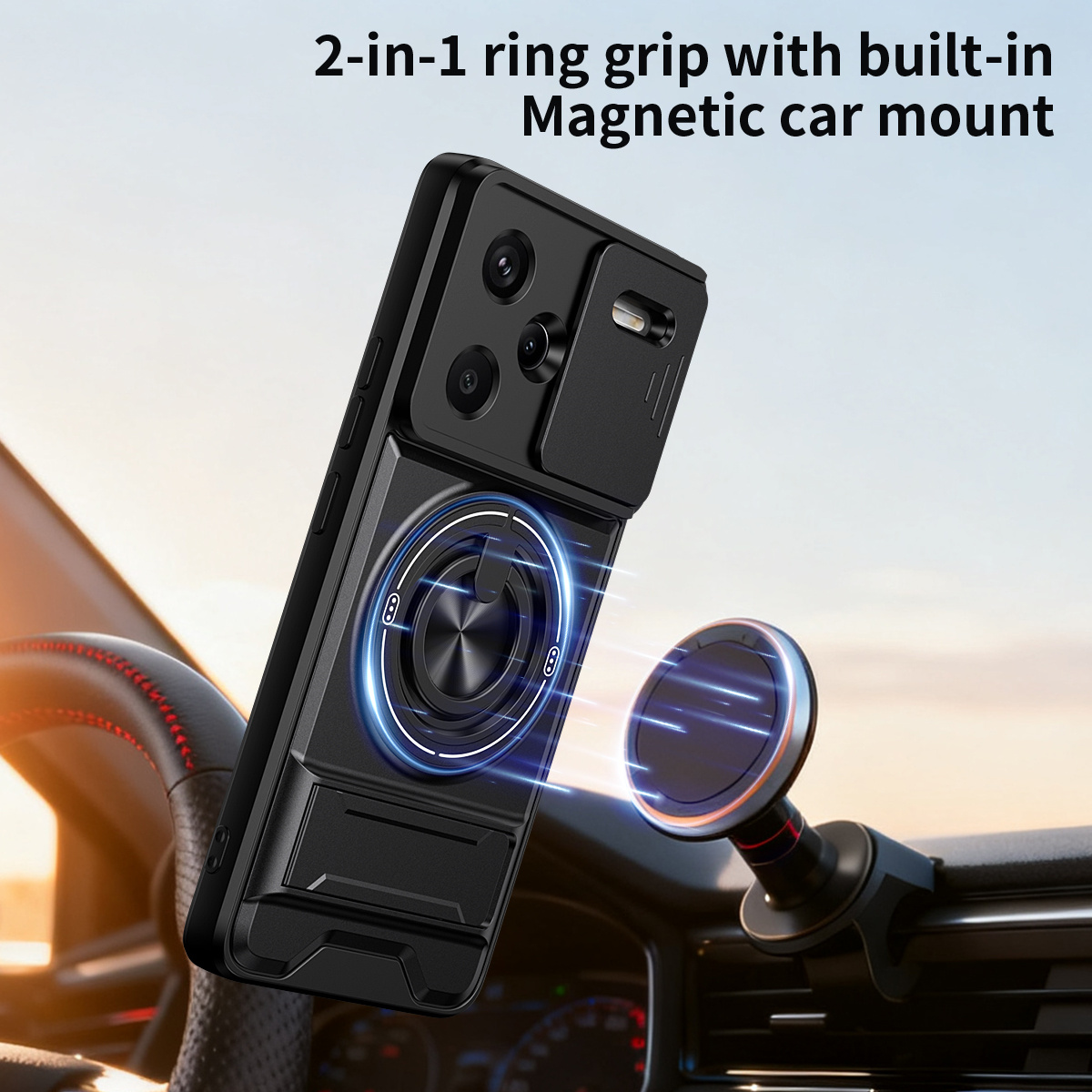 Lens Slide Camera Phone Case f - đánh giá và giá Phone Ring Holder