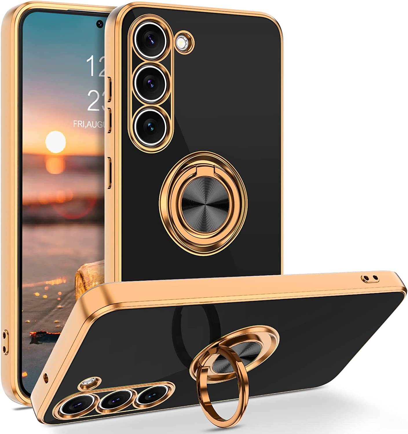 Luxury Plating Magnetic 360°Ri - đánh giá và giá Phone Ring Holder