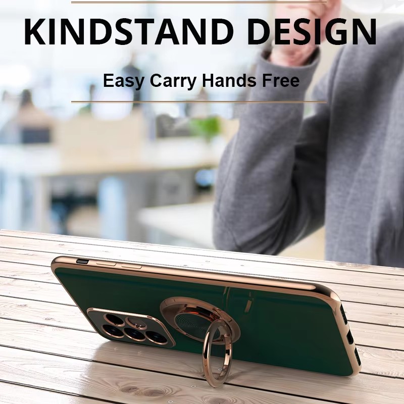 Luxury Plating Magnetic 360°Ri - đánh giá và giá Phone Ring Holder