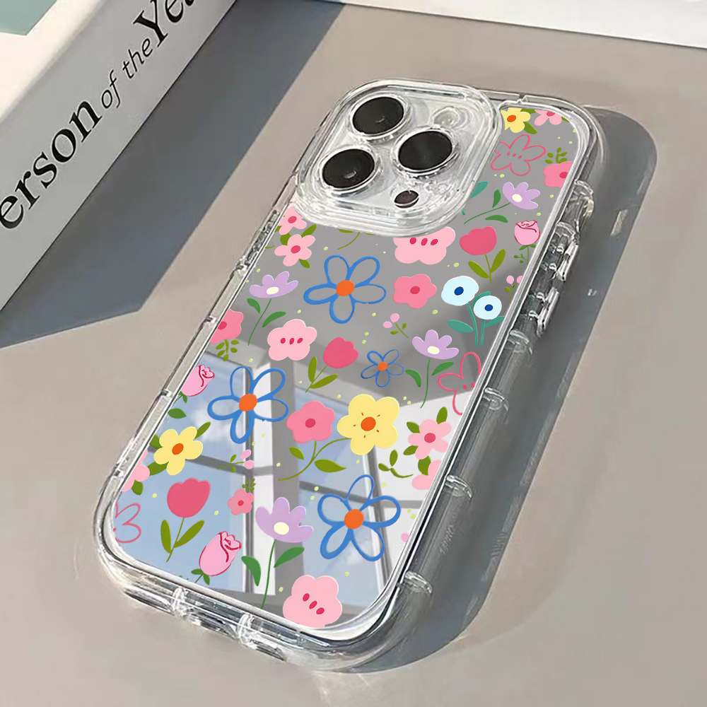 Korean Ins Style Floral Silver - đánh giá và giá Xo Phone Accessories