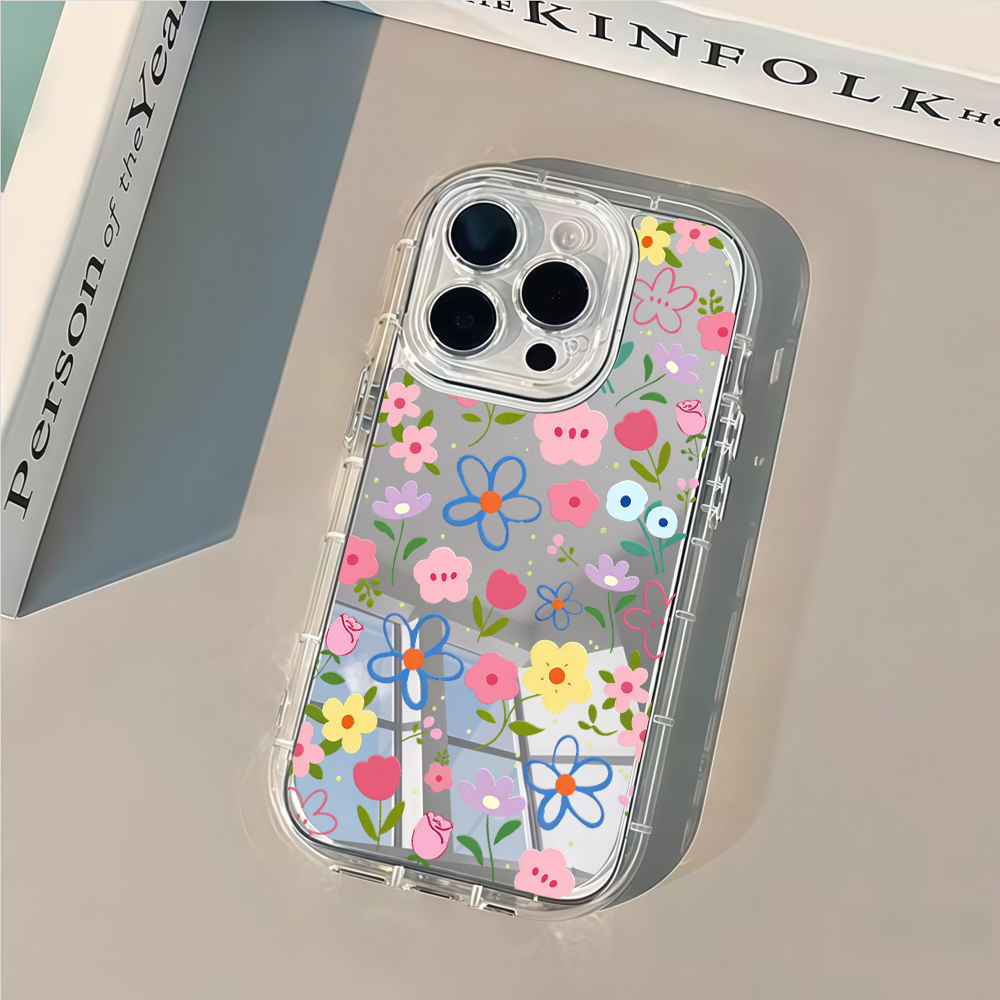 Korean Ins Style Floral Silver - đánh giá và giá Xo Phone Accessories