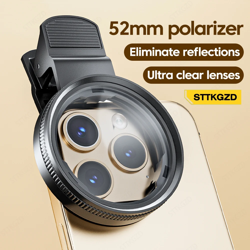 New 52mm CPL Mobile Phone Lens - đánh giá và giá Lens Camera Clip